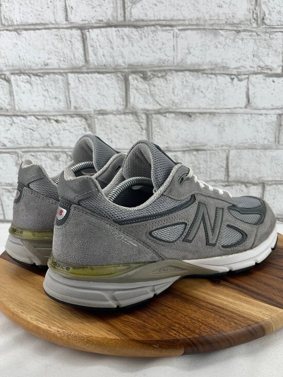 New Balance 990v4 Mens Sz. 11 2E Wide Grey Silver Running Shoes Made in USA main image 4